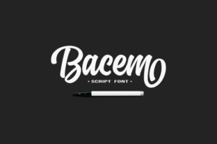 Bacem: A Script Font That Elevates Editorial Design
