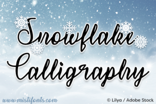 Enhance Your Brand with Snowflake Calligraphy