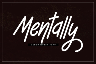 Mentally: A Script Font for Crafters and Designers