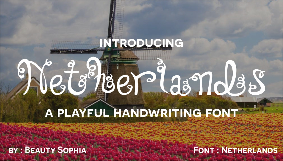 Netherlands Font for Campaigns