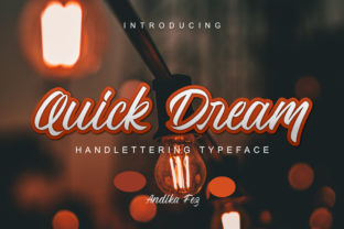 Quick Dream: A Script Font That Elevates Your Brand’s Visual Story
