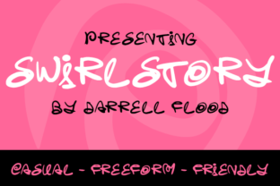 Swirlstory: A Script Font for Creative Crafters and Product Makers