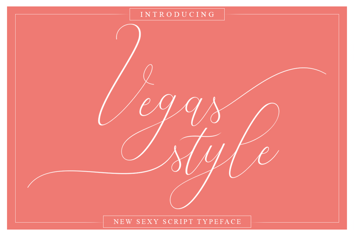 Vegas Style: Elevate Your Brand with a Timeless Script Font